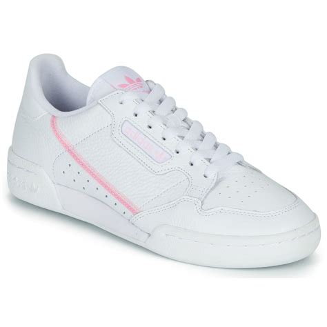 adidas originals continental 80 sneaker in weiß und rosa|Adidas continental 80 zipper.